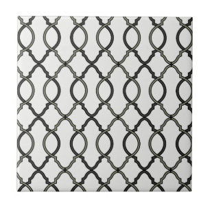 Geometric Mönster Lattice Kakelplatta