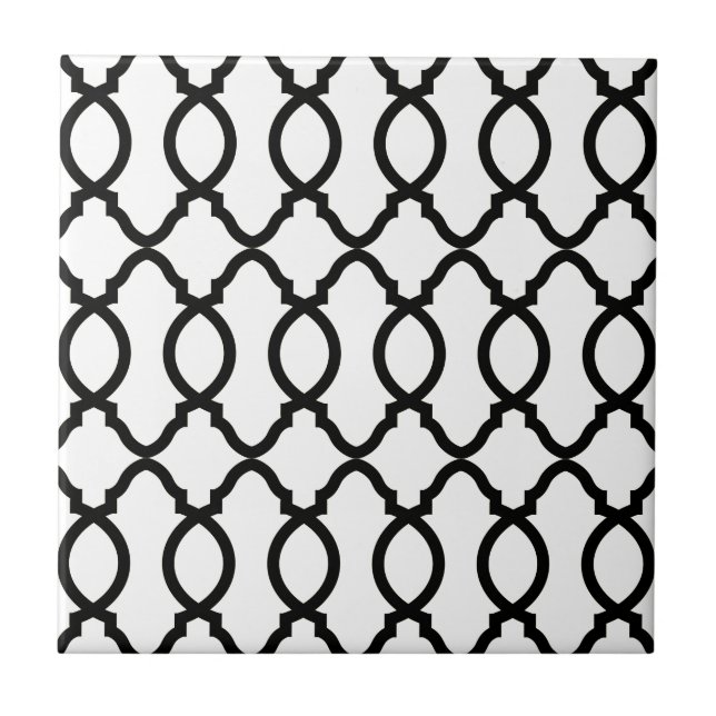 Geometric Mönster Lattice Kakelplatta (Framsidan)