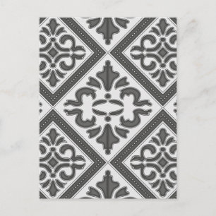 Geometric Mönster Lattice Vykort