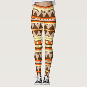 Geometric mönster leggings