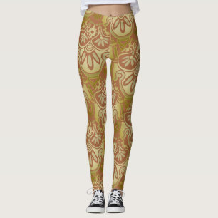 Geometric Mönster Leggings