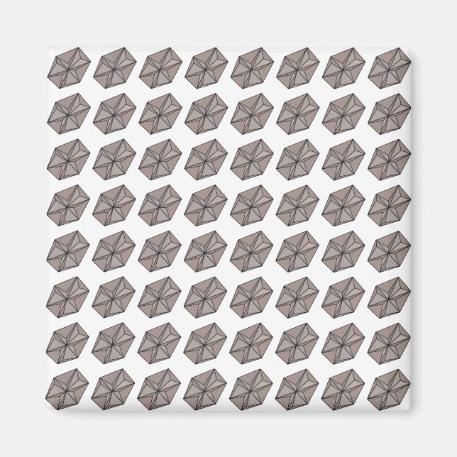 Geometric Mönster Magnet (Framsidan)