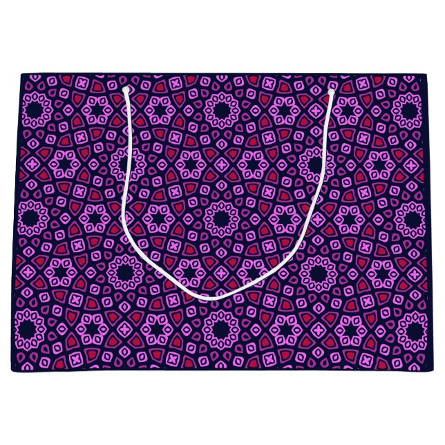Geometric Mönster med Lila Truncated Tri-Hexago (Framsidan)
