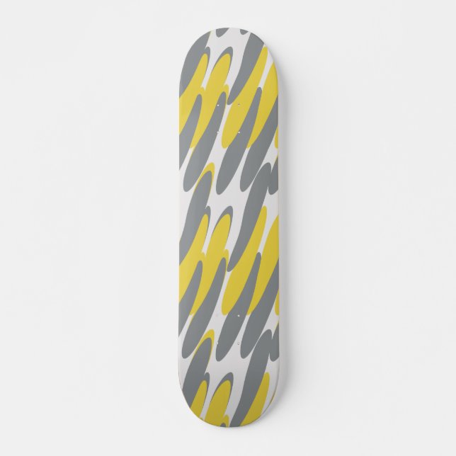 Geometric Mönster Mini Skateboard Bräda 18,5 Cm (Framsida)