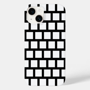 Geometric Mönster Modern Black and White Fodral-Ma