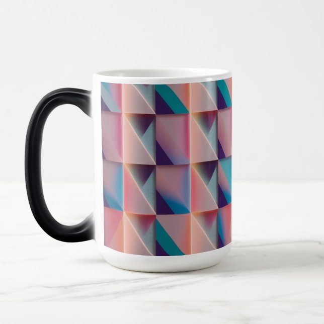 Geometric Mönster - Morphing Mugg 15 oz (Vänster)
