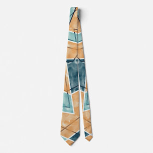 Geometric Mönster Neck Tie Slips