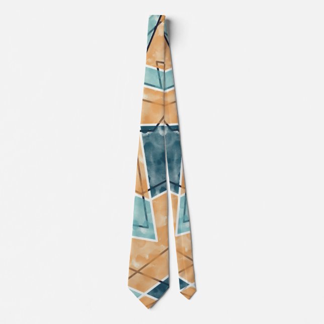 Geometric Mönster Neck Tie Slips (Framsida)