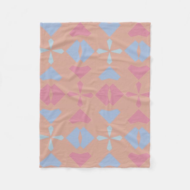 Geometric mönster på 50 sekunder fleecefilt (Framsidan)