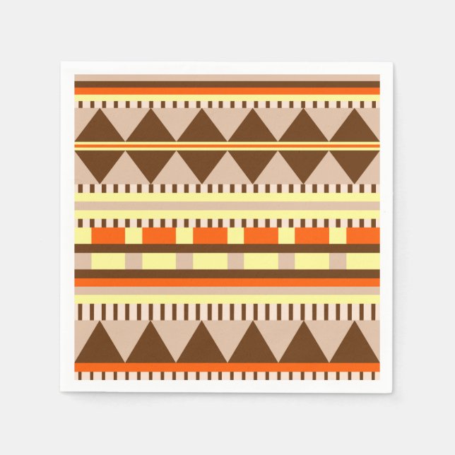 Geometric mönster pappersservett (Framsidan)