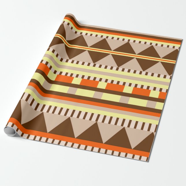 Geometric mönster presentpapper (Utrullad)