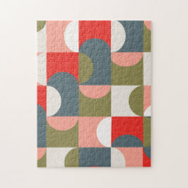 Geometric Mönster Puzzle Pussel