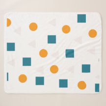 Geometric Mönster Sherpa Blanket - Mysigt och mode
