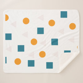 Geometric Mönster Sherpa Blanket - Mysigt och mode