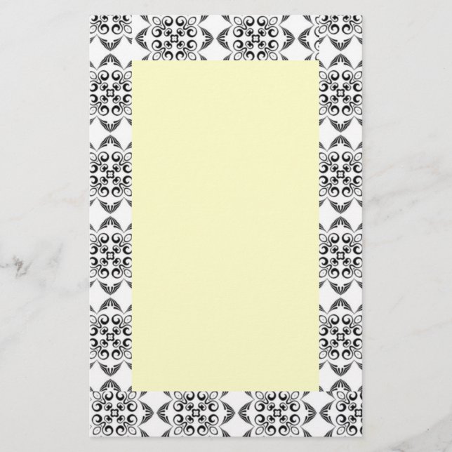 Geometric Mönster Stationery Brevpapper (Framsida)