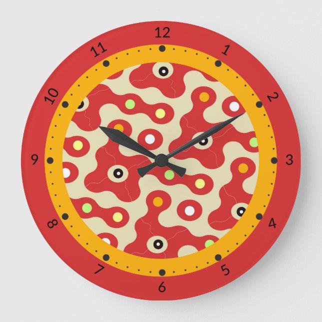 Geometric mönster stor klocka (Framsida)