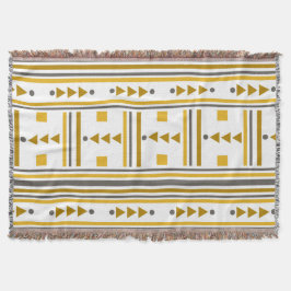 Geometric Mönster Throw Blanket Filt