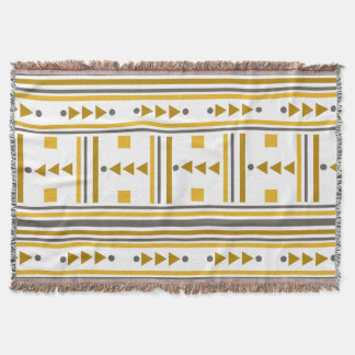 Geometric Mönster Throw Blanket Filt