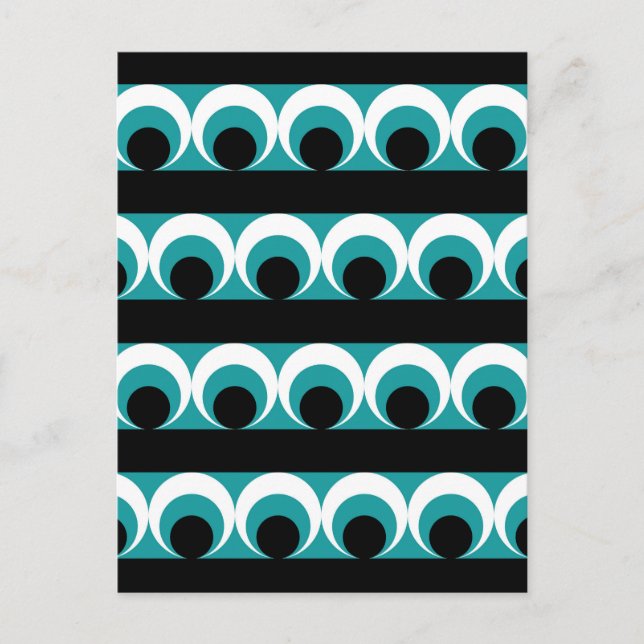 Geometric mönster vykort (Framsida)