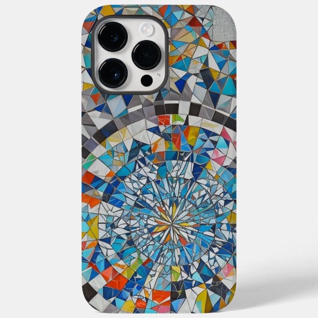 Geometric Mosaic Phone Case (Baksida)