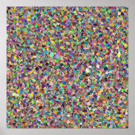 Geometric Mosaic Poster