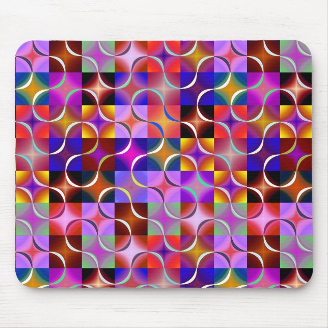 Geometric Multicolored Squares Musmatta (Framsidan)