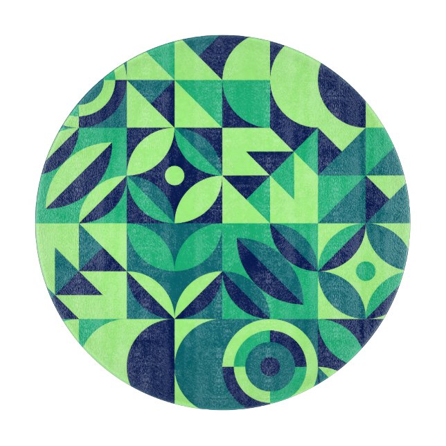 Geometric mural: modern vintage design. (Framsidan)