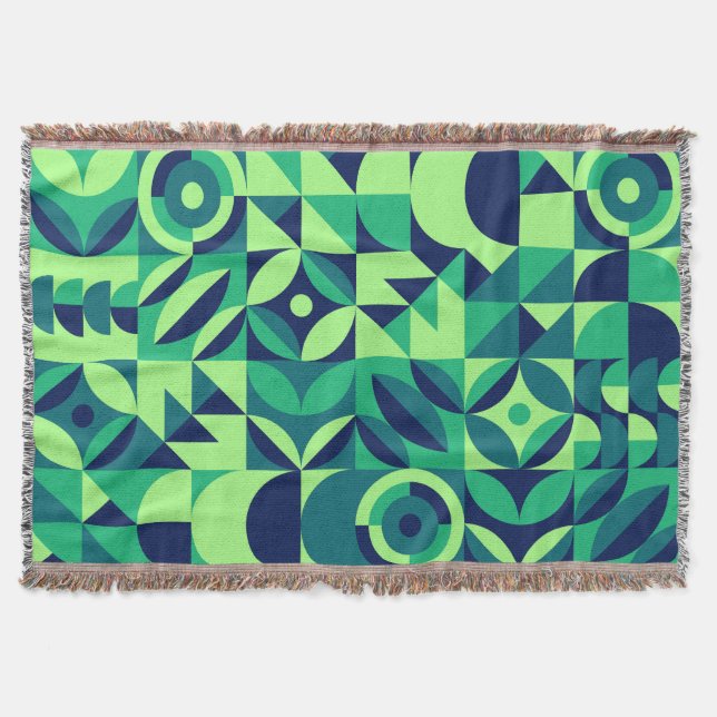 Geometric mural: modern vintage design. filt (Framsidan)