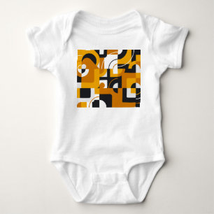 Geometric Mural: Modern Vintage Stil T Shirt