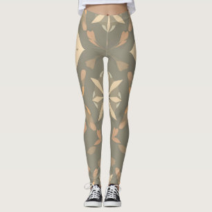 Geometric Nature Leggings Soft Färg