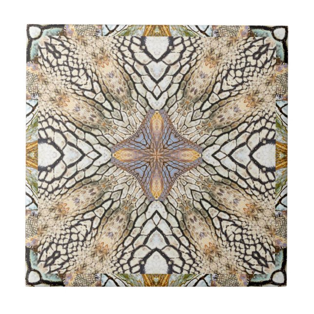 Geometric Nature Mönster Tile Kakelplatta (Framsidan)