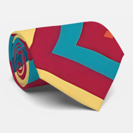 Geometric Neck Tie för modern Abstrakt Slips