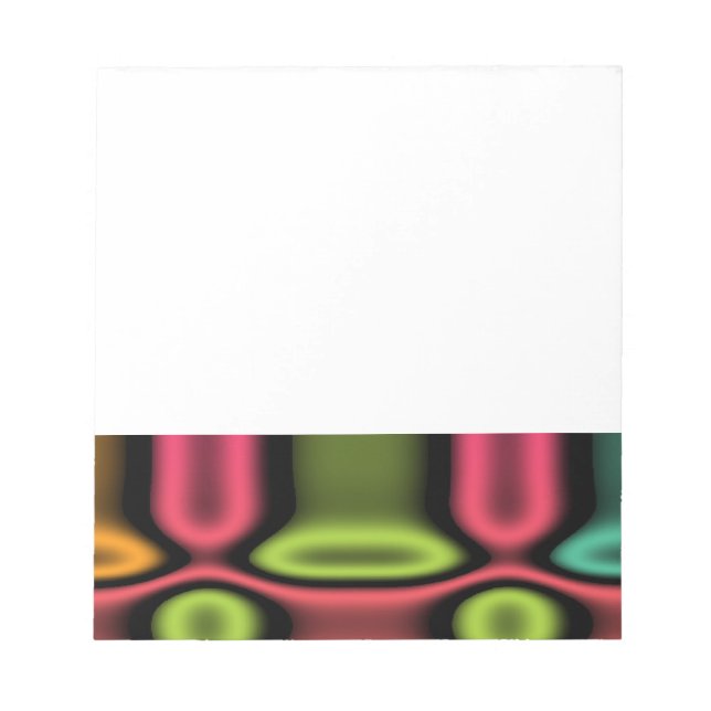 Geometric Neon Anteckningsblock (Framsida)
