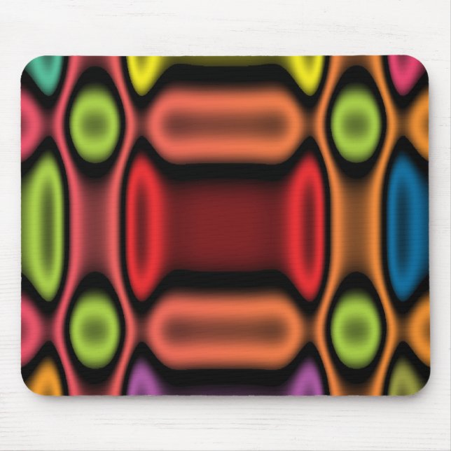 Geometric Neon Musmatta (Framsidan)