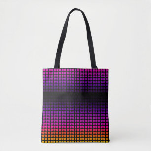 Geometric Ombre Sunset Mönster Tote Tygkasse