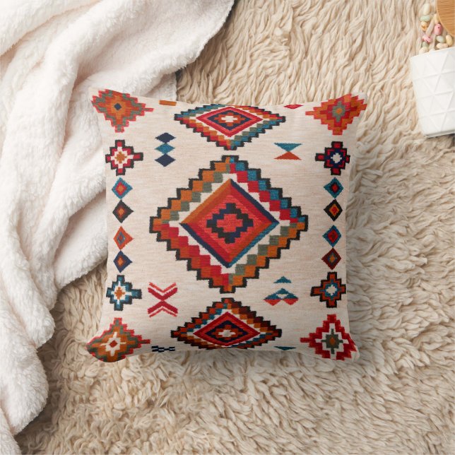 Geometric Oriental Moroccan Stil Dekorativ kudde (Filt)