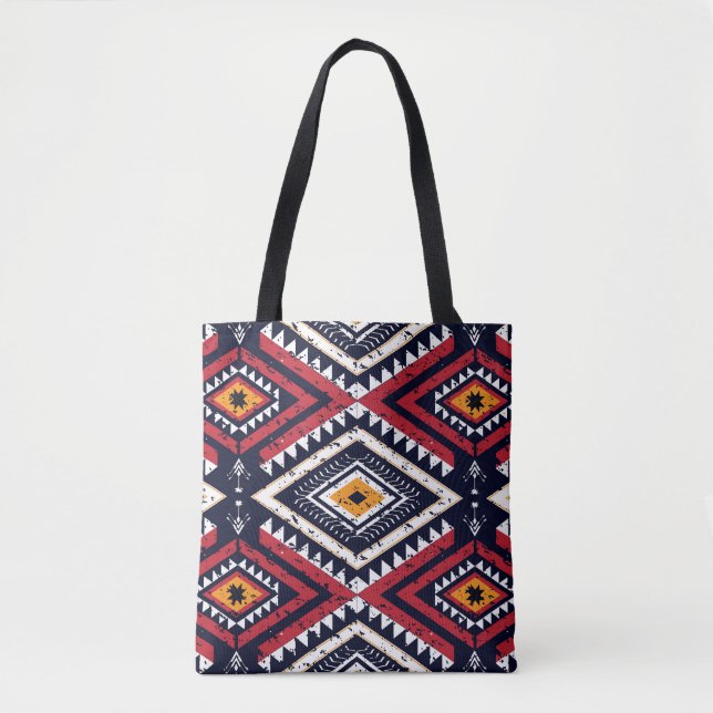 Geometric Oriental: Traditional Seamless Tygkasse (Framsida)