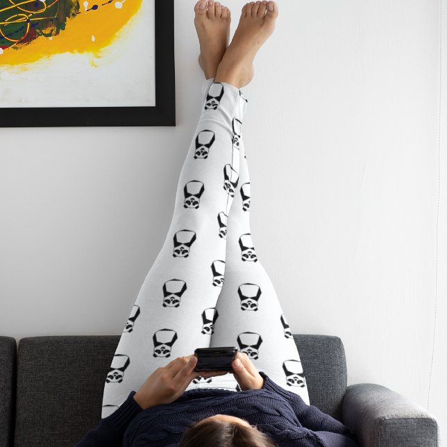 Geometric Panda Leggings (Skapare uppladdad)