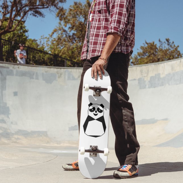 Geometric Panda Mini Skateboard Bräda 18,5 Cm (Utomhus 2)