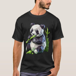 Geometric Panda Serenity T Shirt