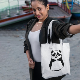 Geometric Panda Tygkasse