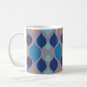 Geometric Pastel från 1960-talet i mitten av århun Kaffemugg