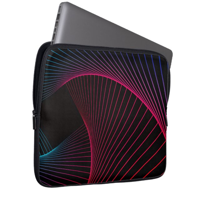 Geometric Pattern Art Electronics Bag Laptop Fodral (Framsidan Höger)