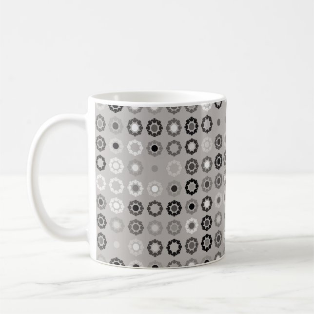 Geometric pattern design abstract, art, graphic de kaffemugg (Vänster)