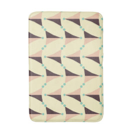Geometric pattern in retro vibe badrumsmatta