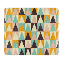 Geometric pattern of multi-colored triangles 