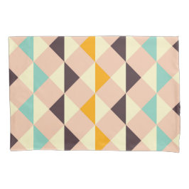 Geometric pattern overlapping diamonds & triangle