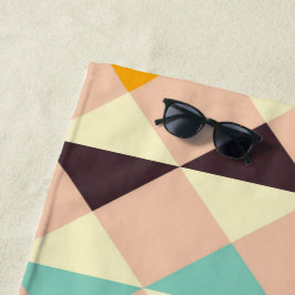 Geometric pattern overlapping diamonds & triangle