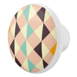 Geometric pattern overlapping diamonds & triangle knopp