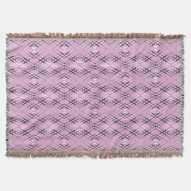 Geometric pattern retro pink diamonds filt (Framsidan)